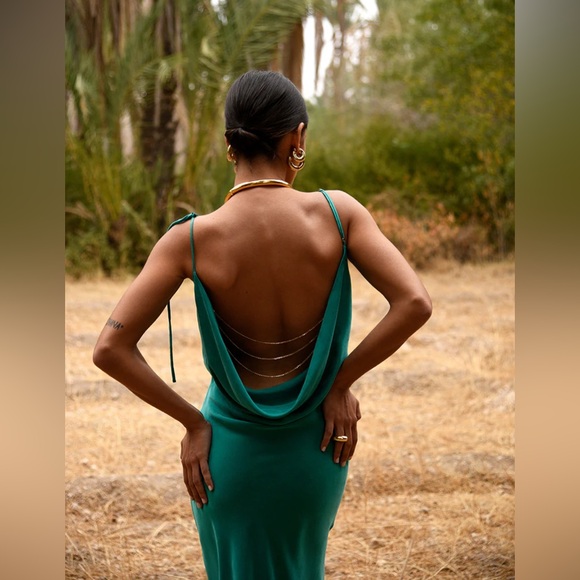 Rat & Boa OPHELIA DRESS GREEN - Picture 2 of 16